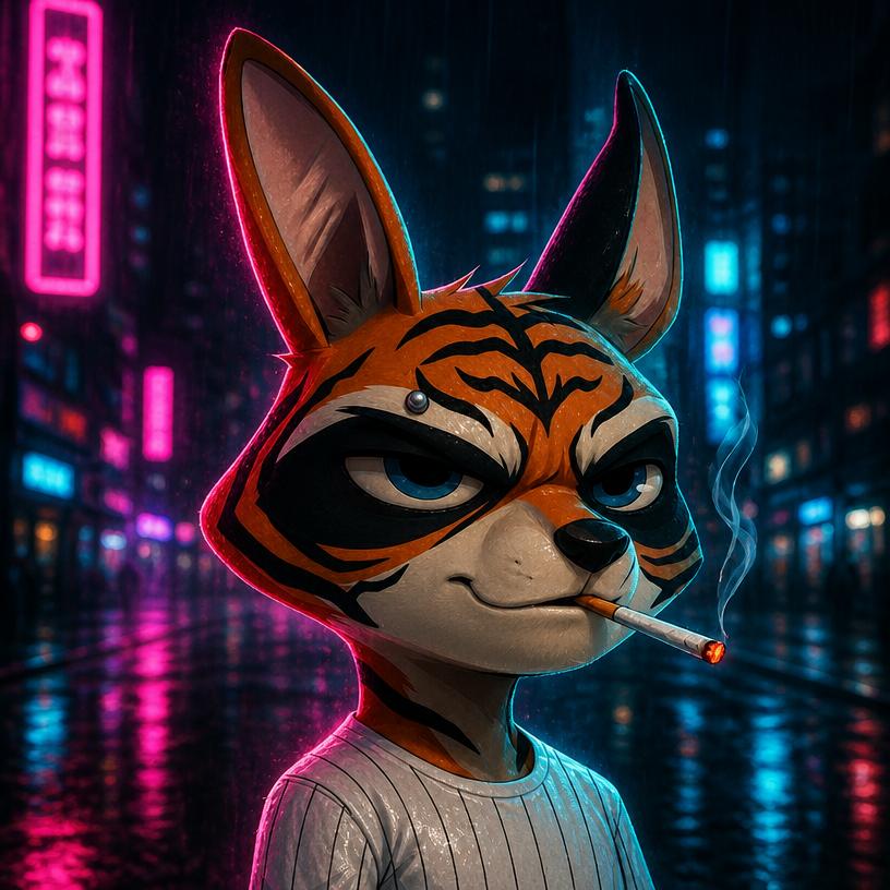 Cyberpunk neon